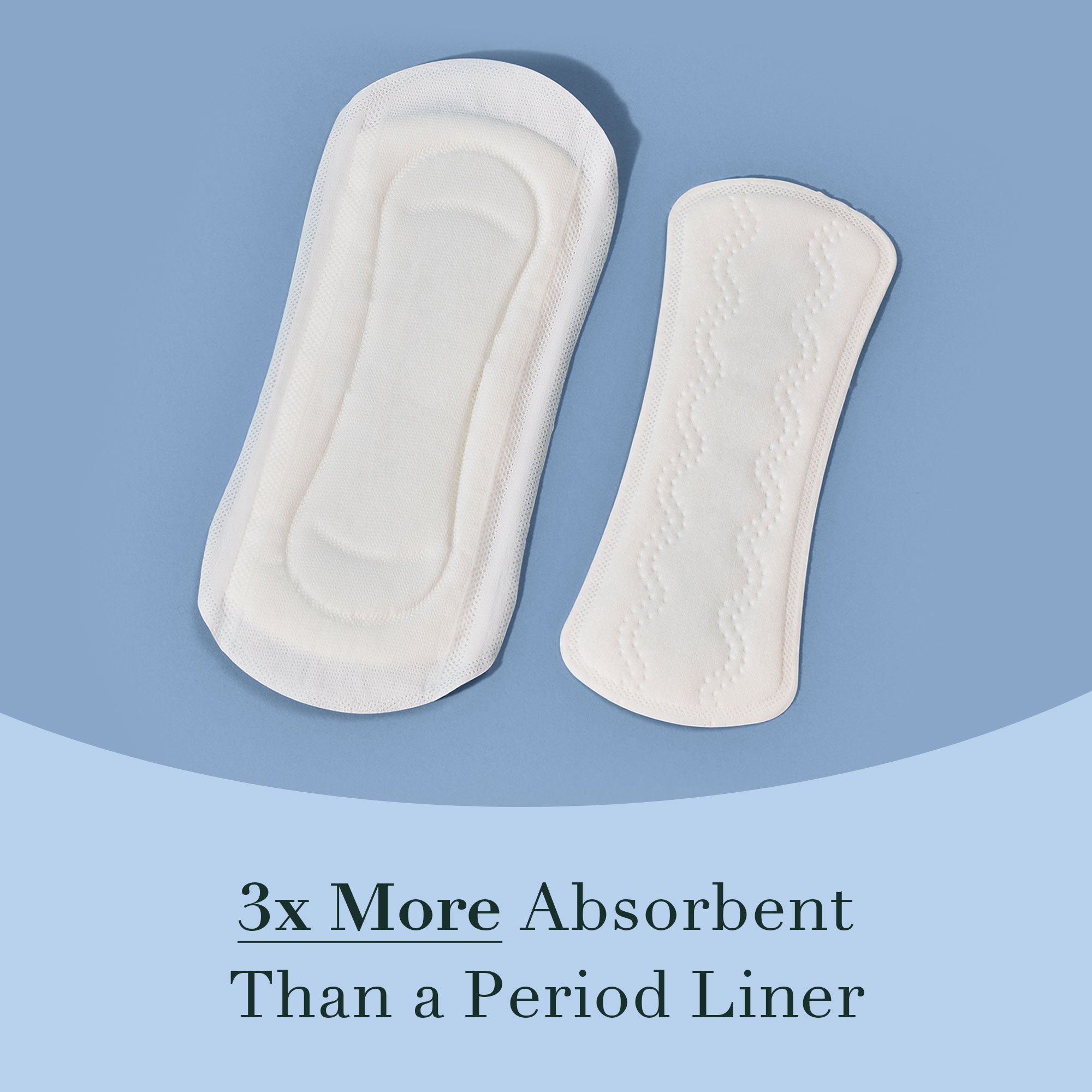 Long Organic Cotton Cover Incontinence Liners J1