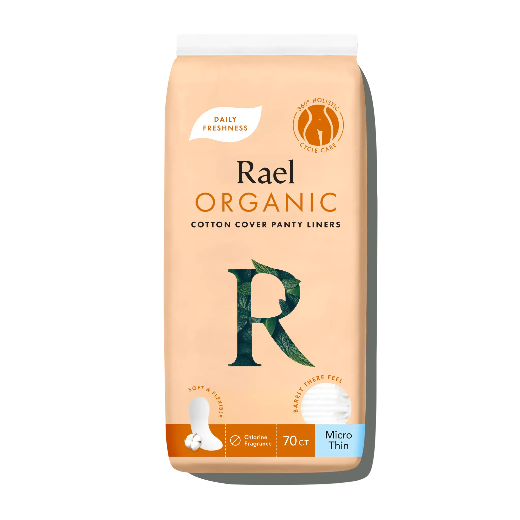 Organic Cotton Cover Micro Thin Panty Liners N3