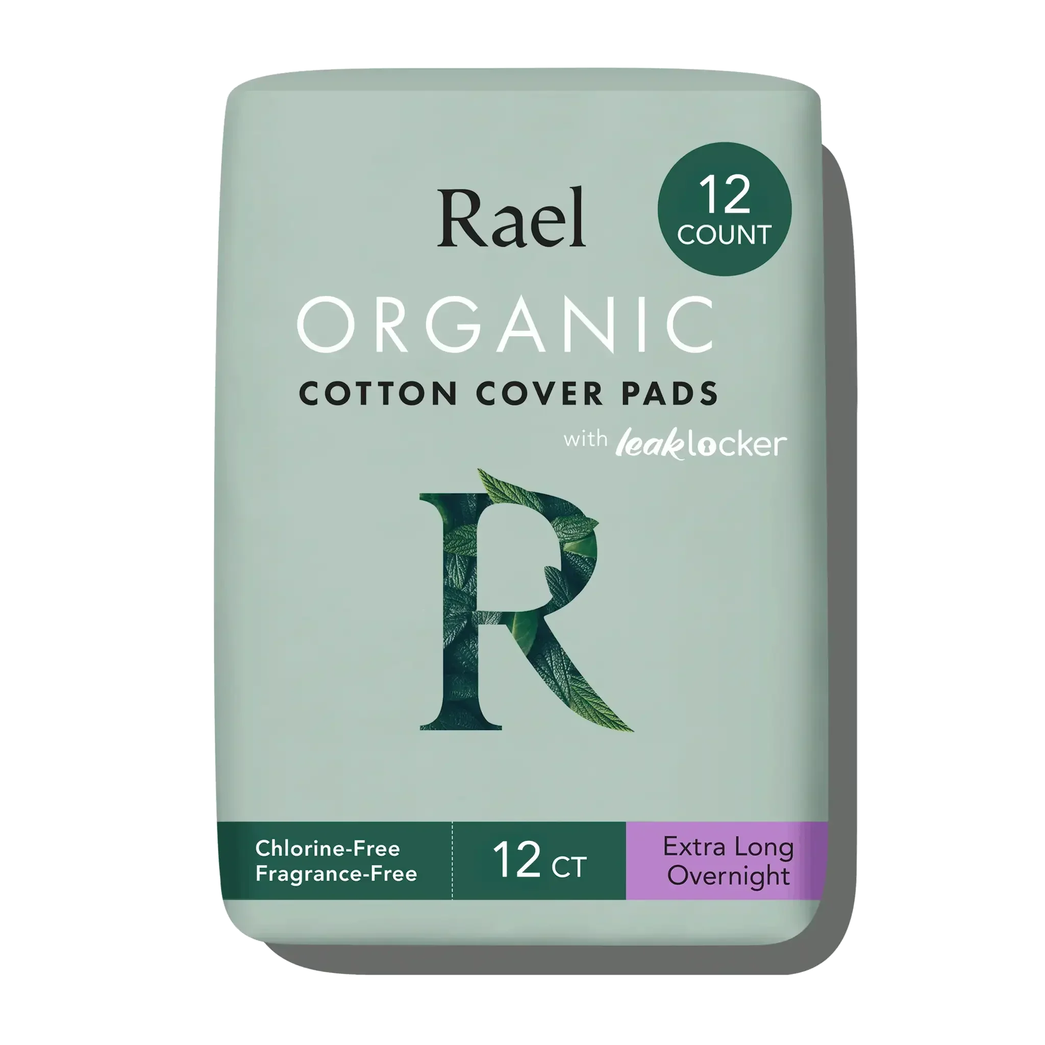 Extra Long Overnight Organic Cotton Cover Pads With Wings Q3