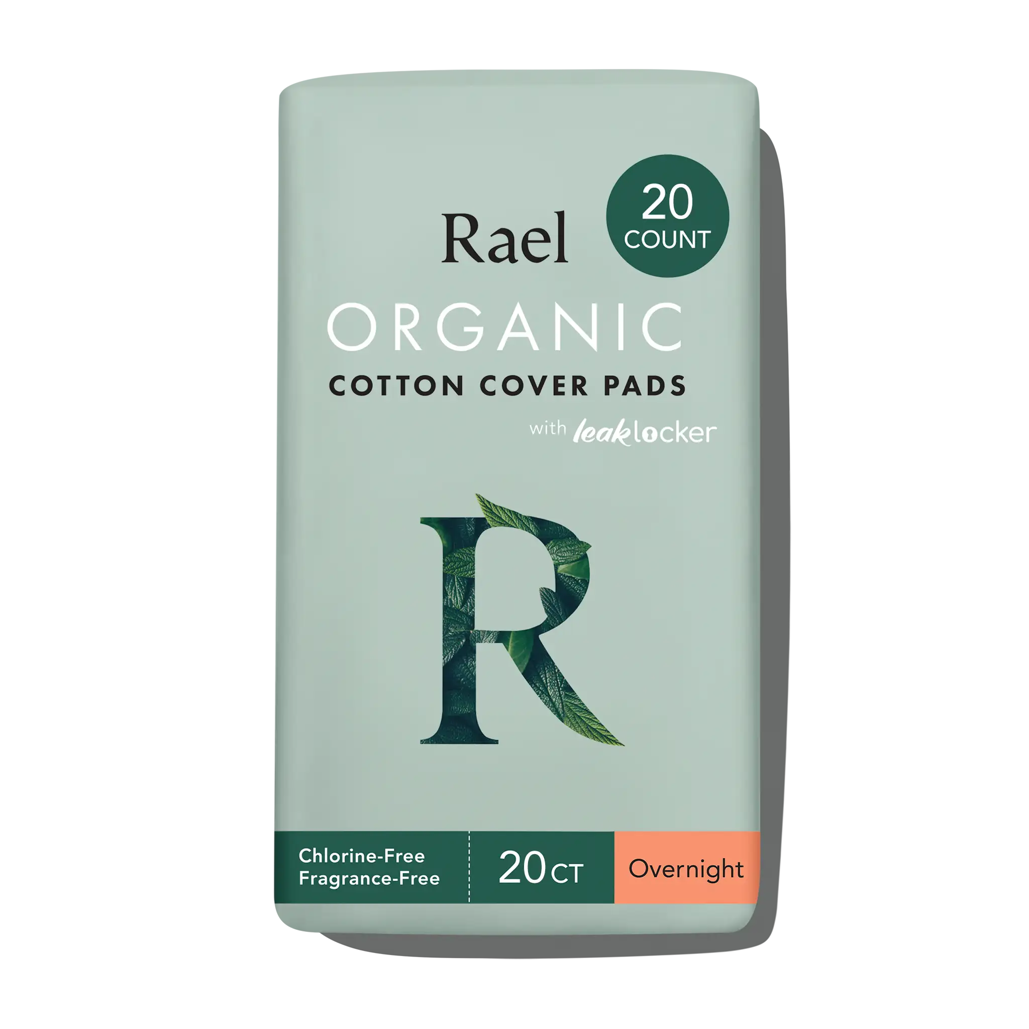 Overnight Organic Cotton Cover Pads With Wings W7