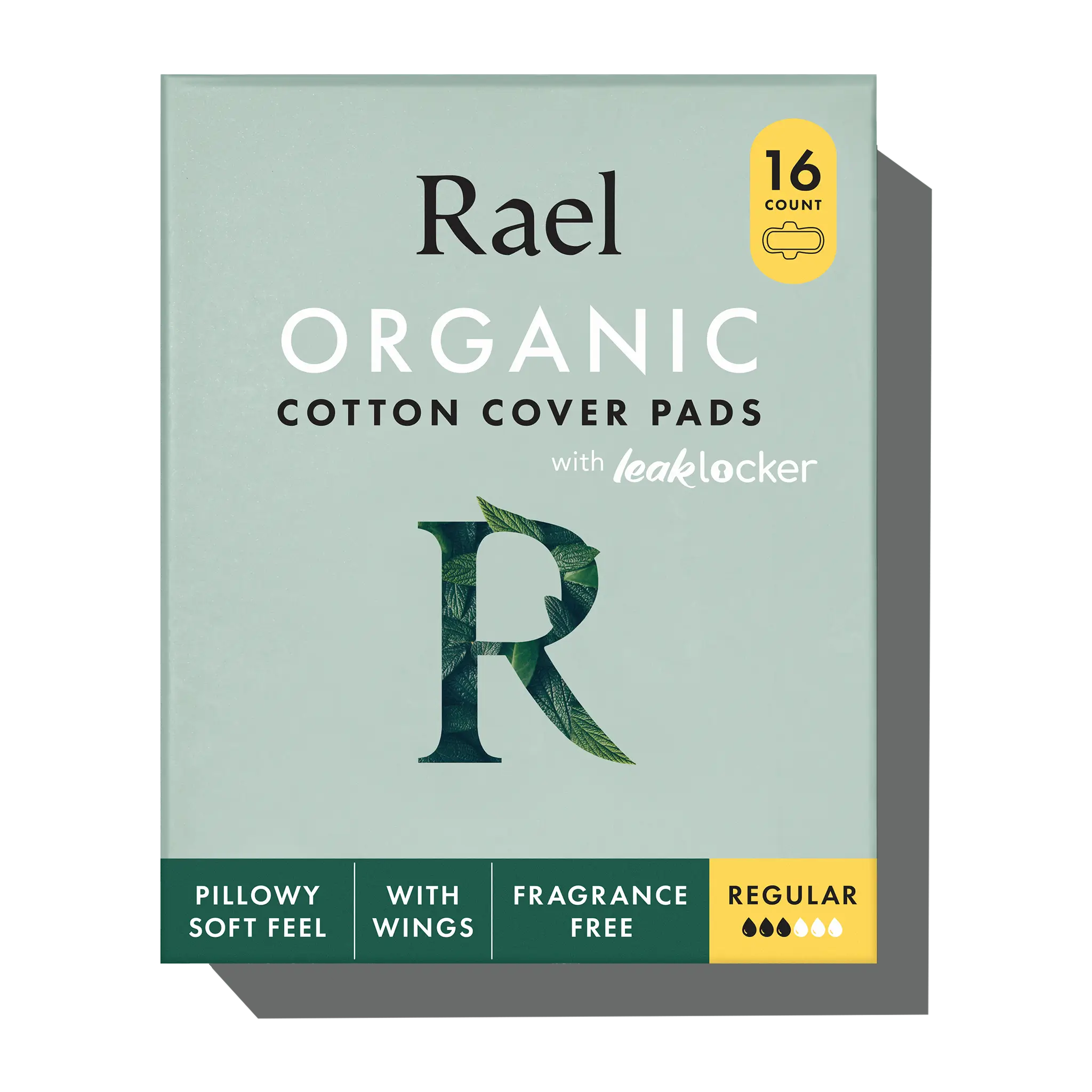 Regular Organic Cotton Cover Pads With Wings A2