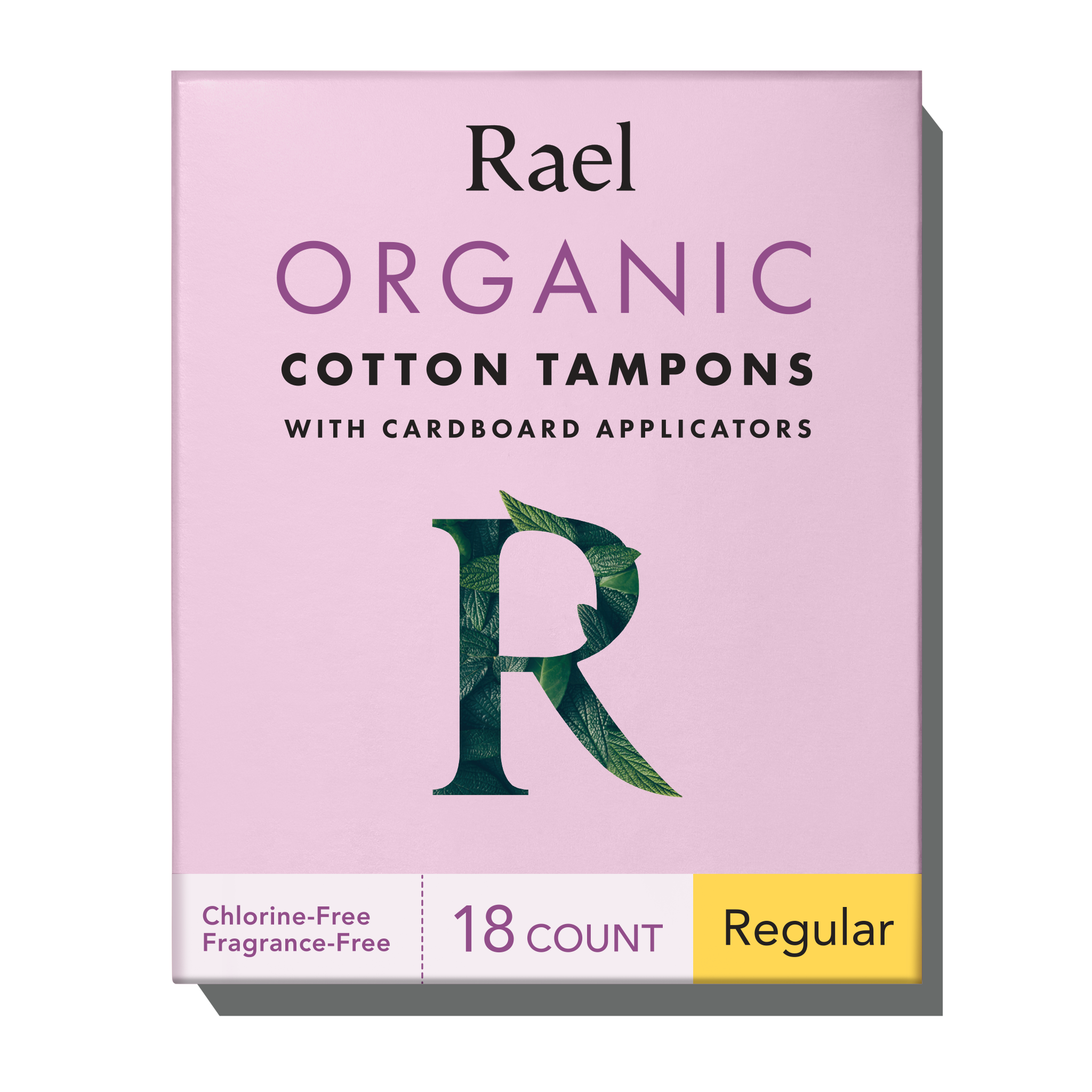 Regular Cardboard Applicator Tampons Made With Organic Cotton A8