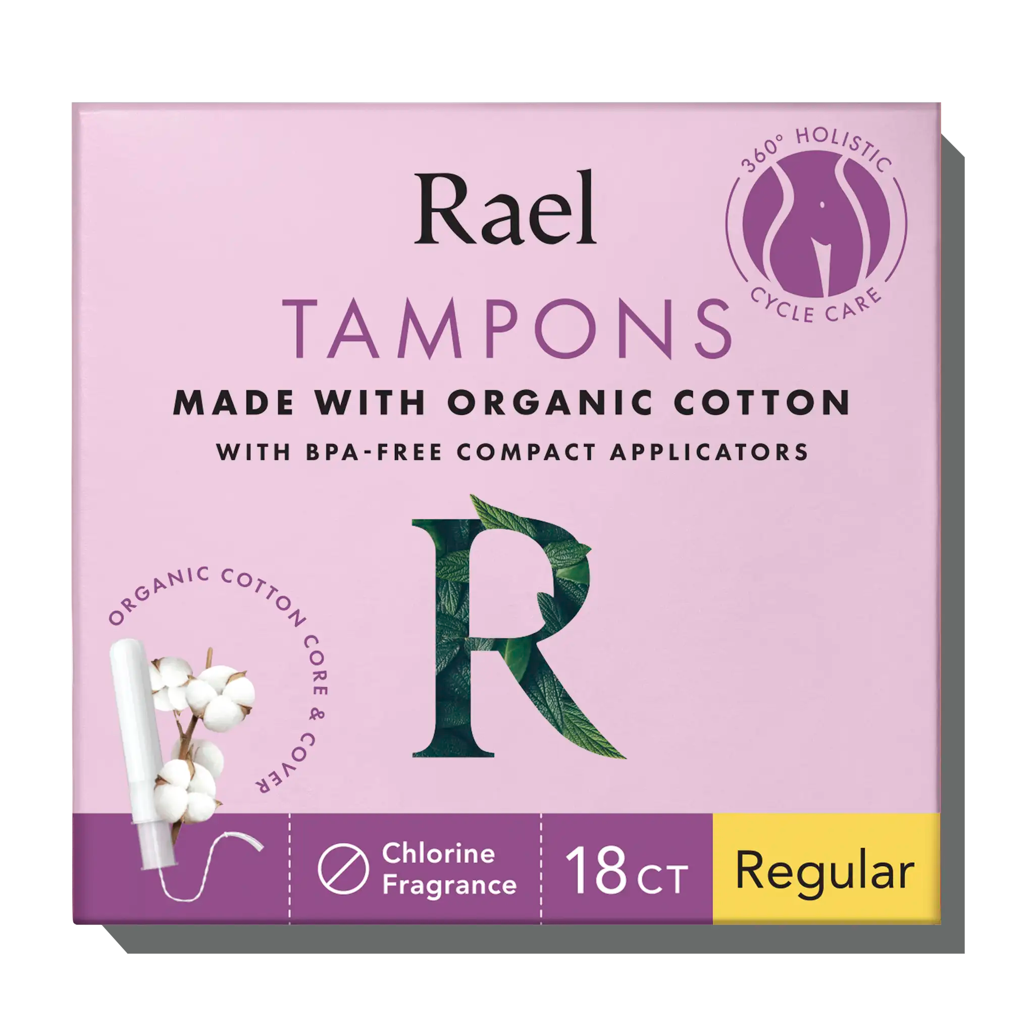 Regular Compact Tampons Made With Organic Cotton Z1