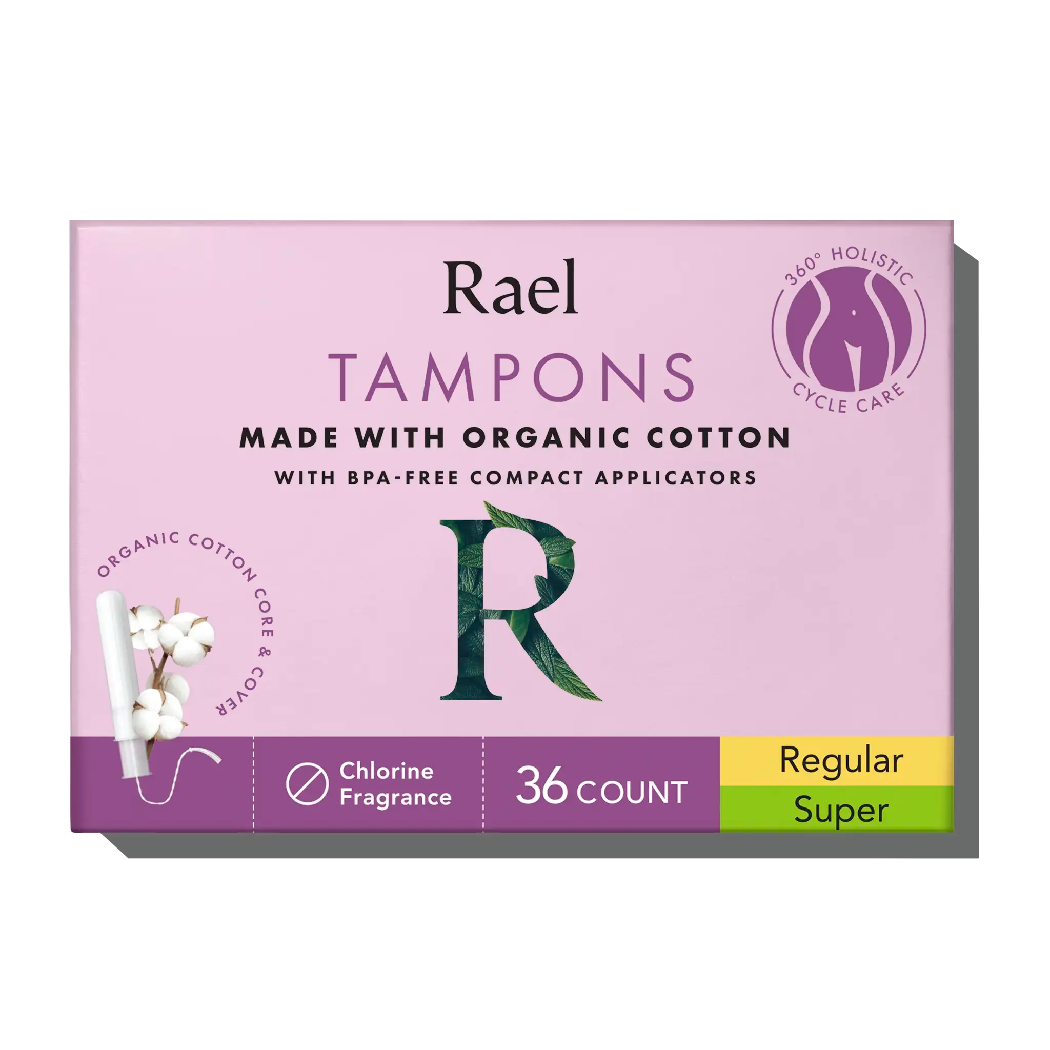 Compact Tampons Made With Organic Cotton Value Pack Z4