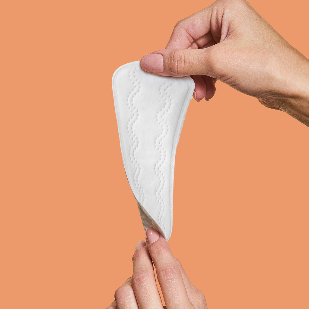 Regular Unscented Panty Liners Made With Organic Cotton A9
