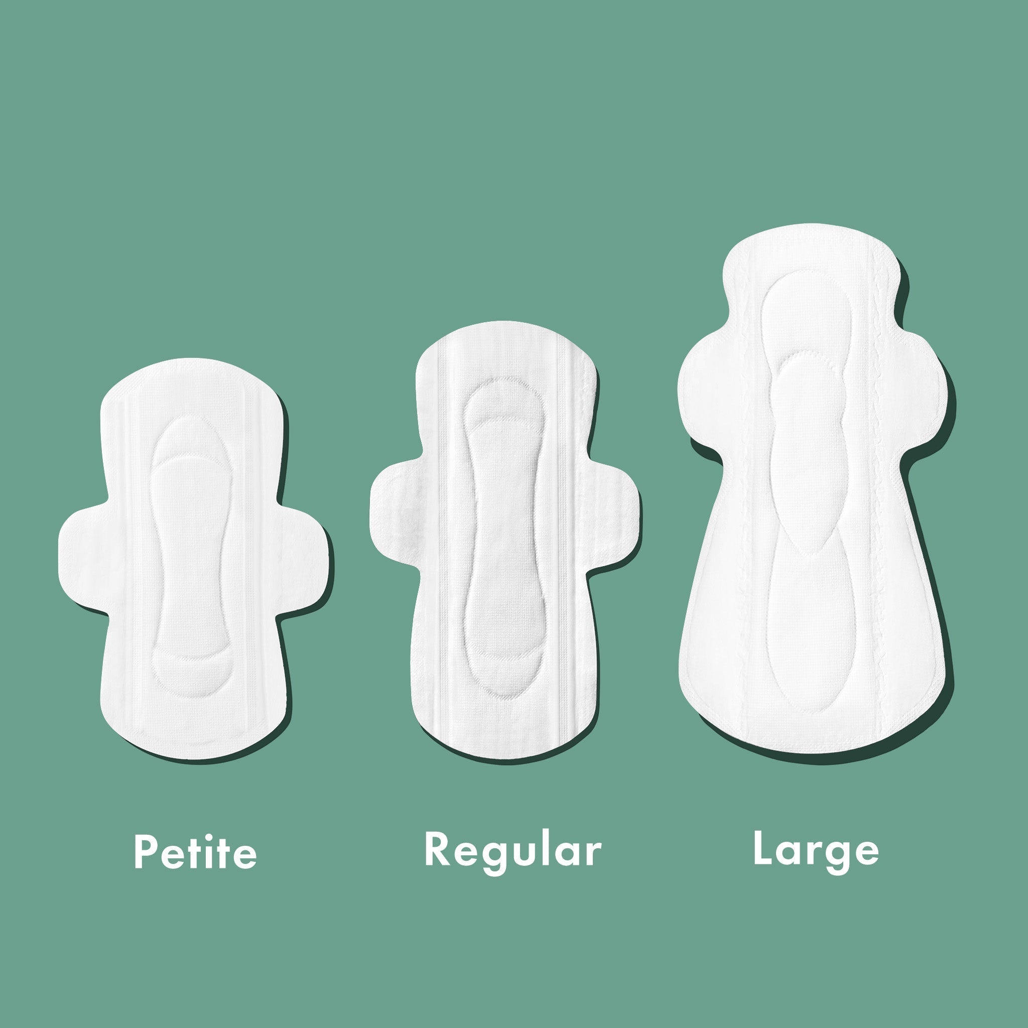 Large Organic Cotton Cover Pads With Wings B4