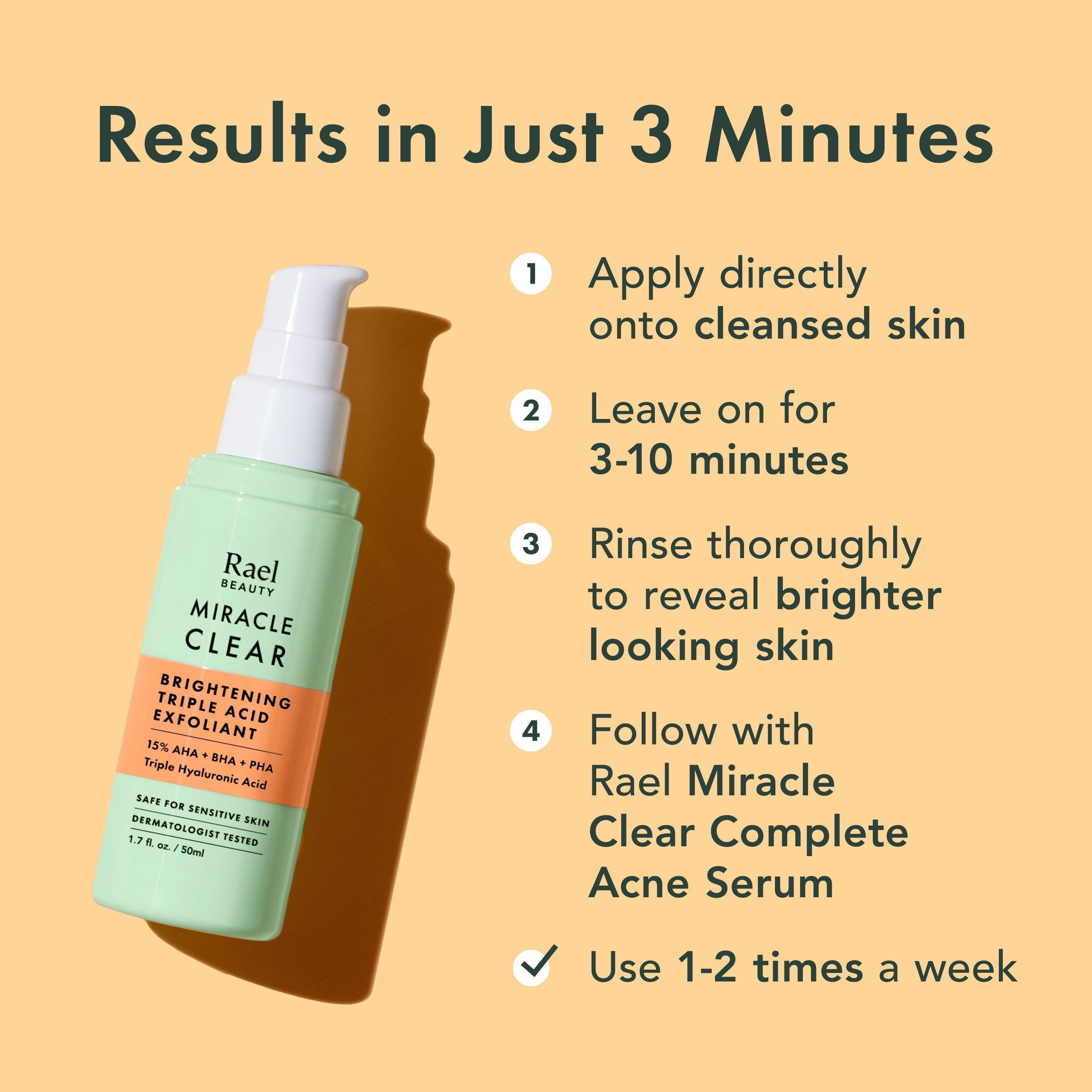 Miracle Clear Brightening Triple Acid Exfoliant S2