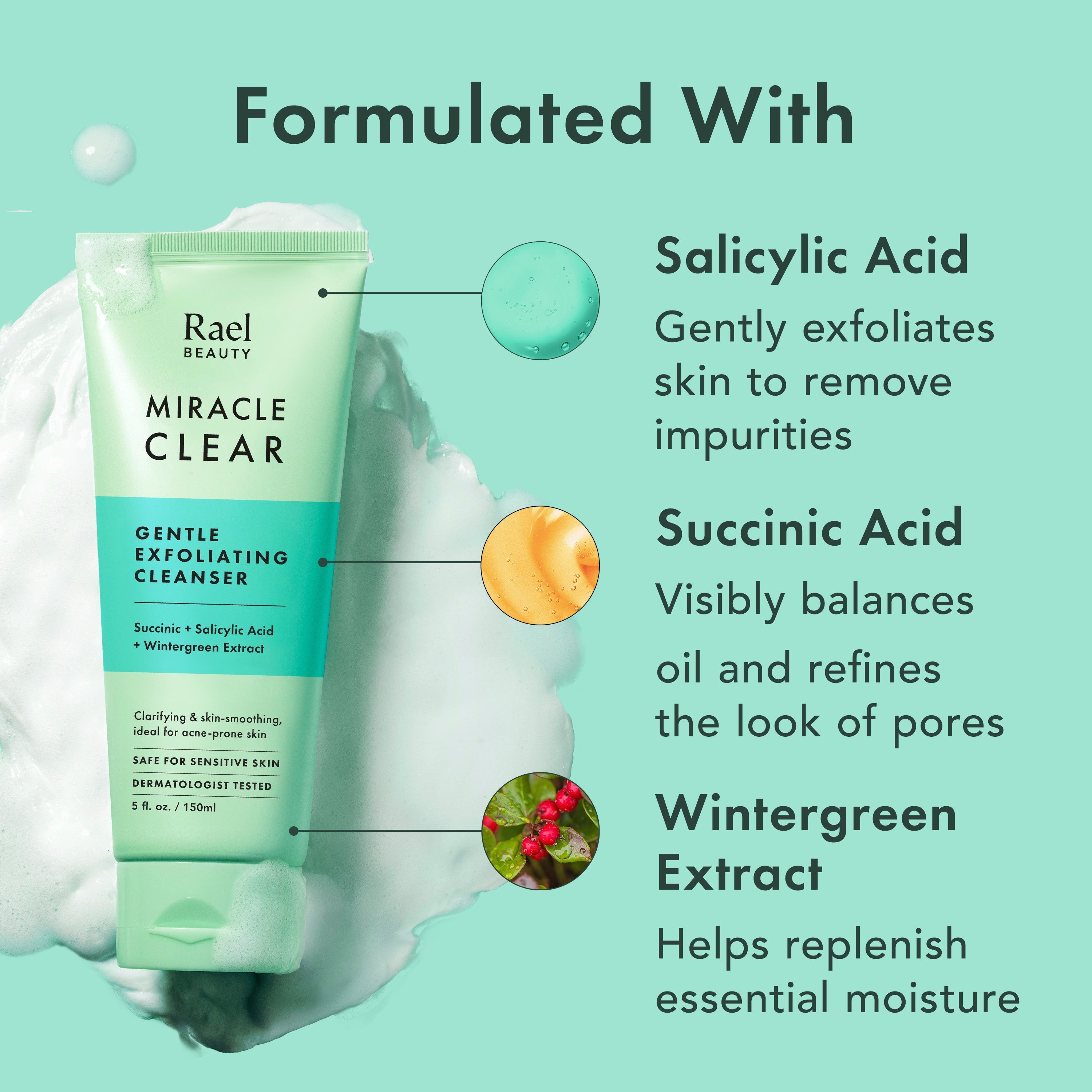 Miracle Clear Gentle Exfoliating Cleanser R7