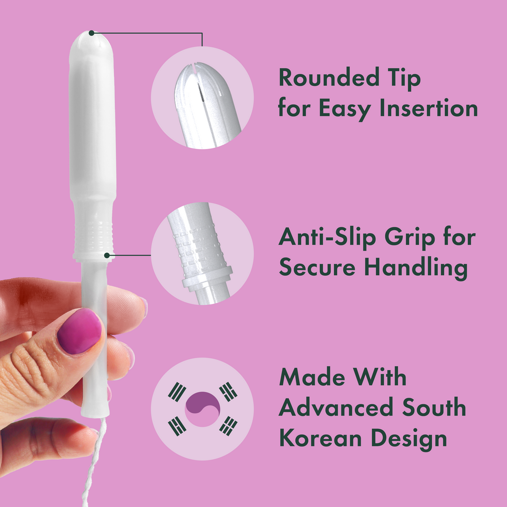 Regular Slim Applicator Tampons Made With Organic Cotton K7