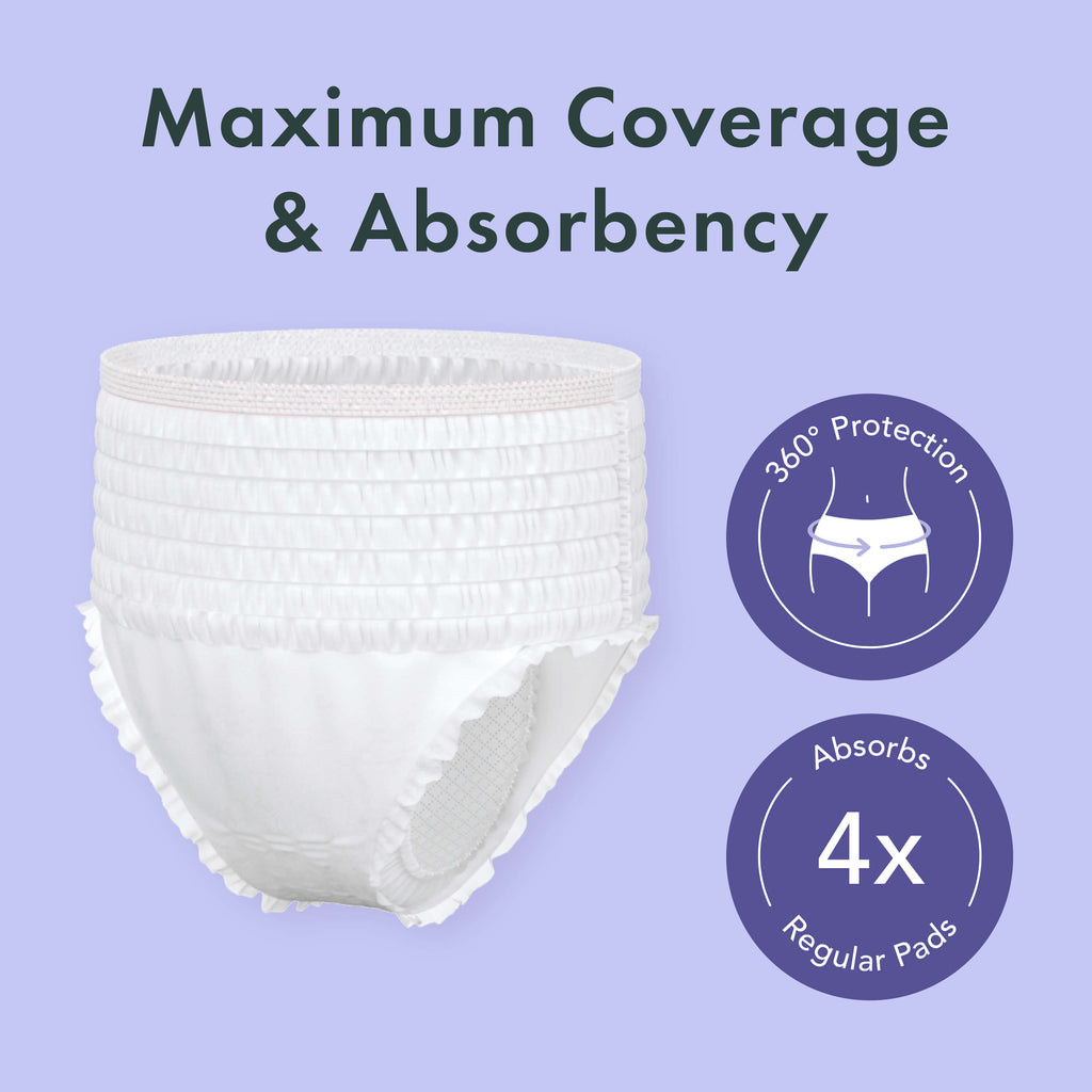 Disposable Period Underwear Made With Organic Cotton F8