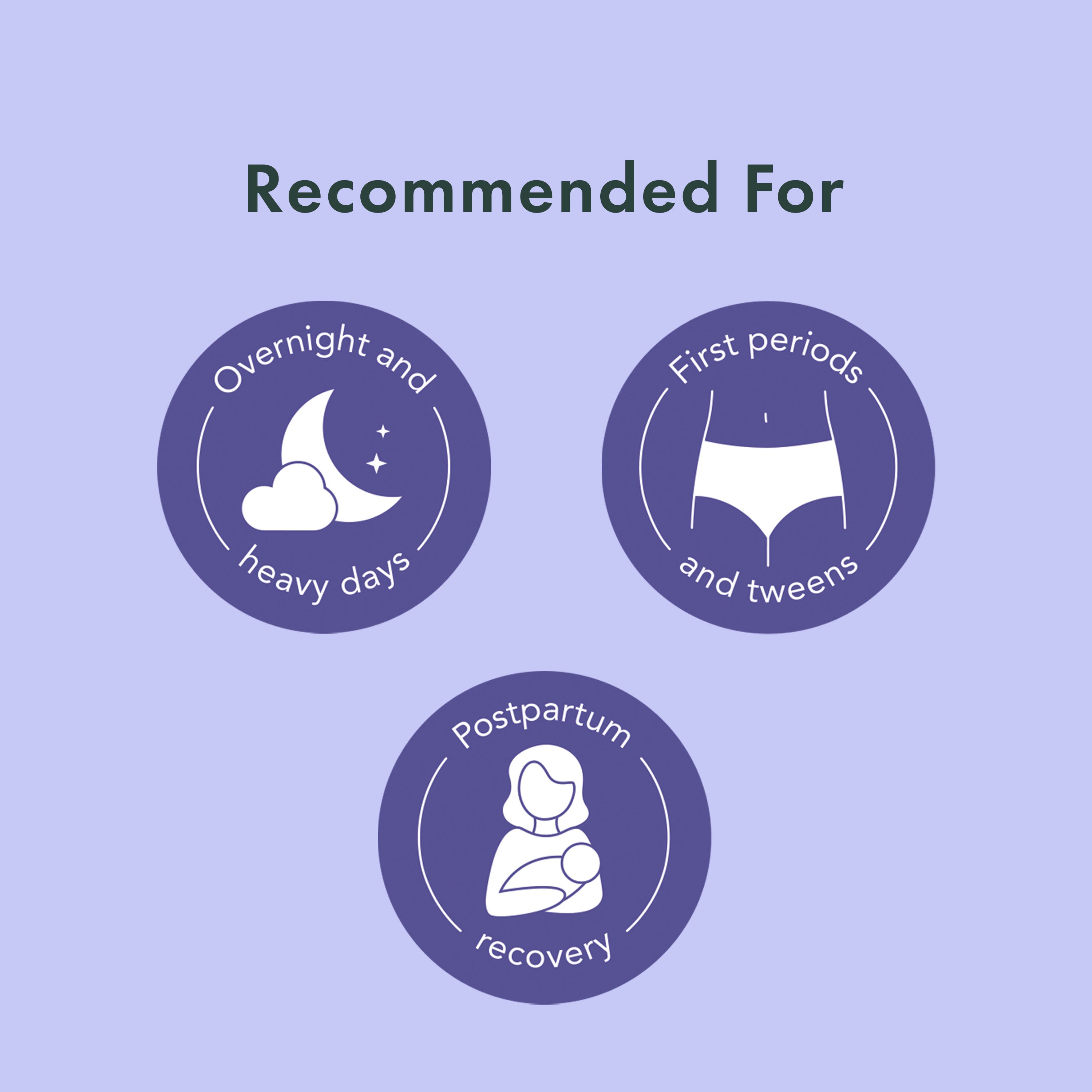 Disposable Period Underwear Made With Organic Cotton F8