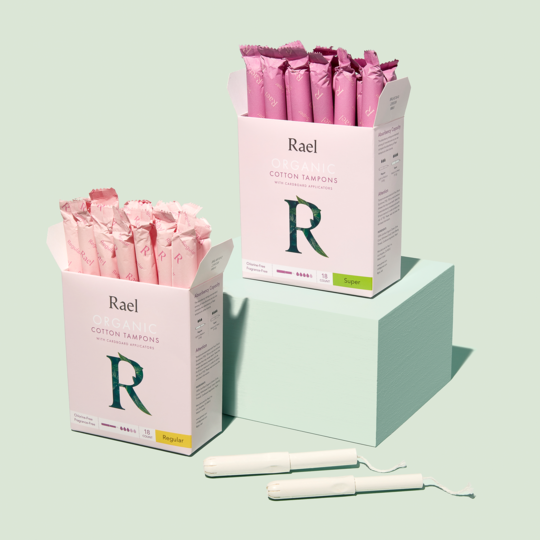 Super Cardboard Applicator Tampons Made With Organic Cotton U4