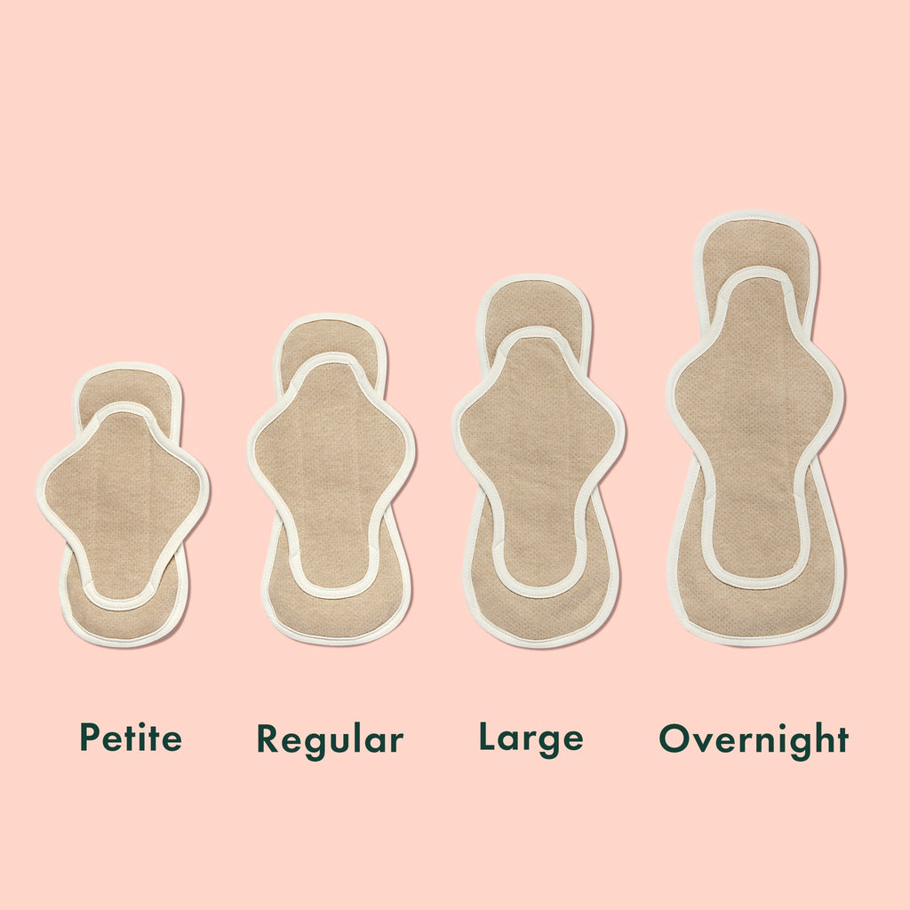 Organic Cotton Reusable Menstrual Pads - 3 Count T3