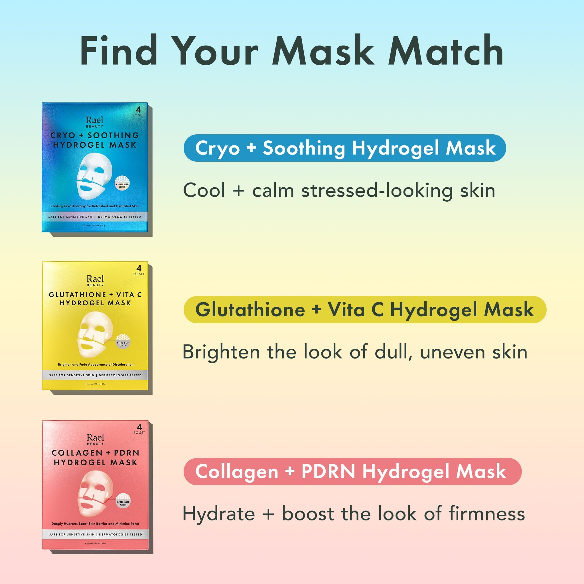Glutathione + Vita C Hydrogel Mask R3