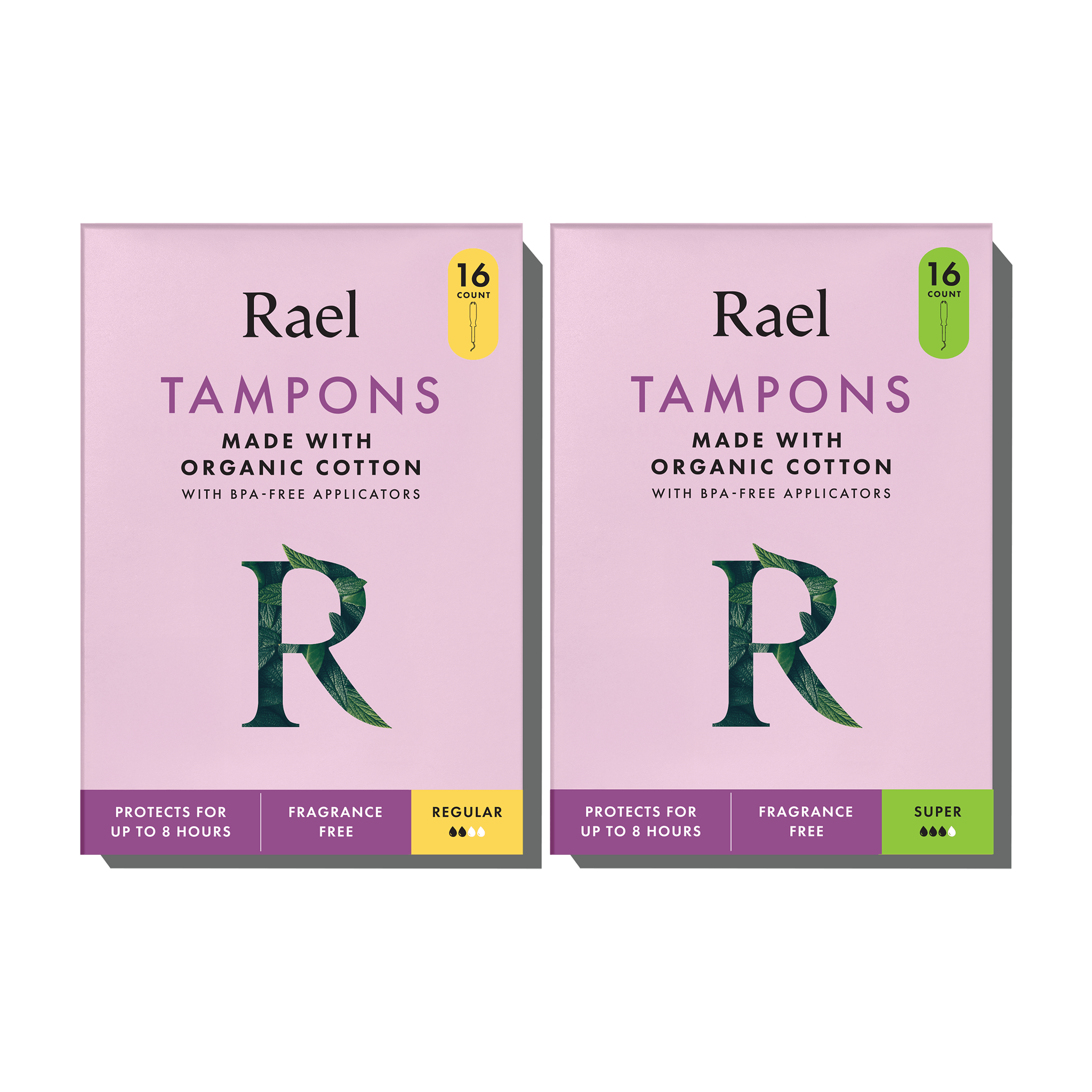 Tampon Variety Pack Made With Organic Cotton J2