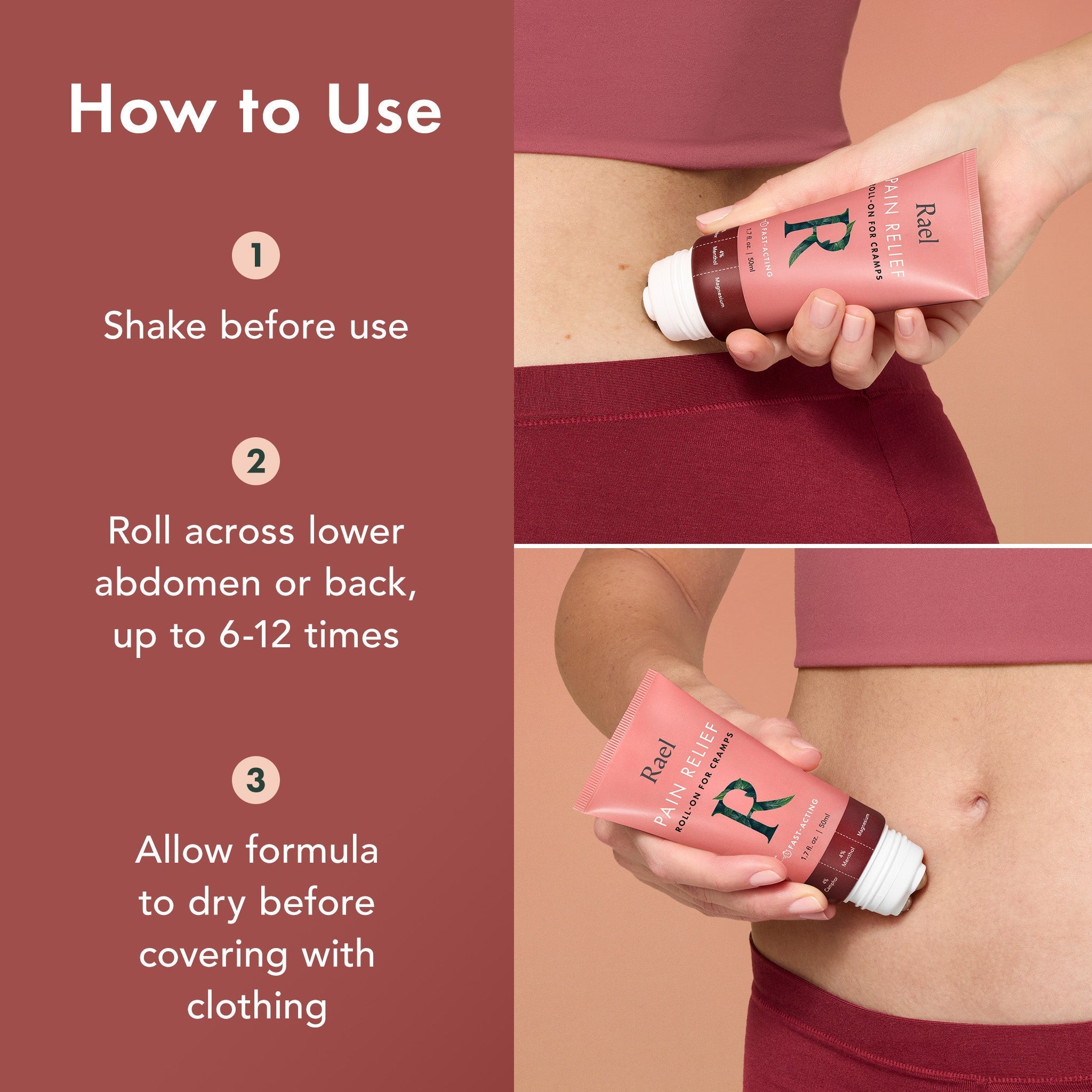 Pain Relief Roll-On for Cramps R9