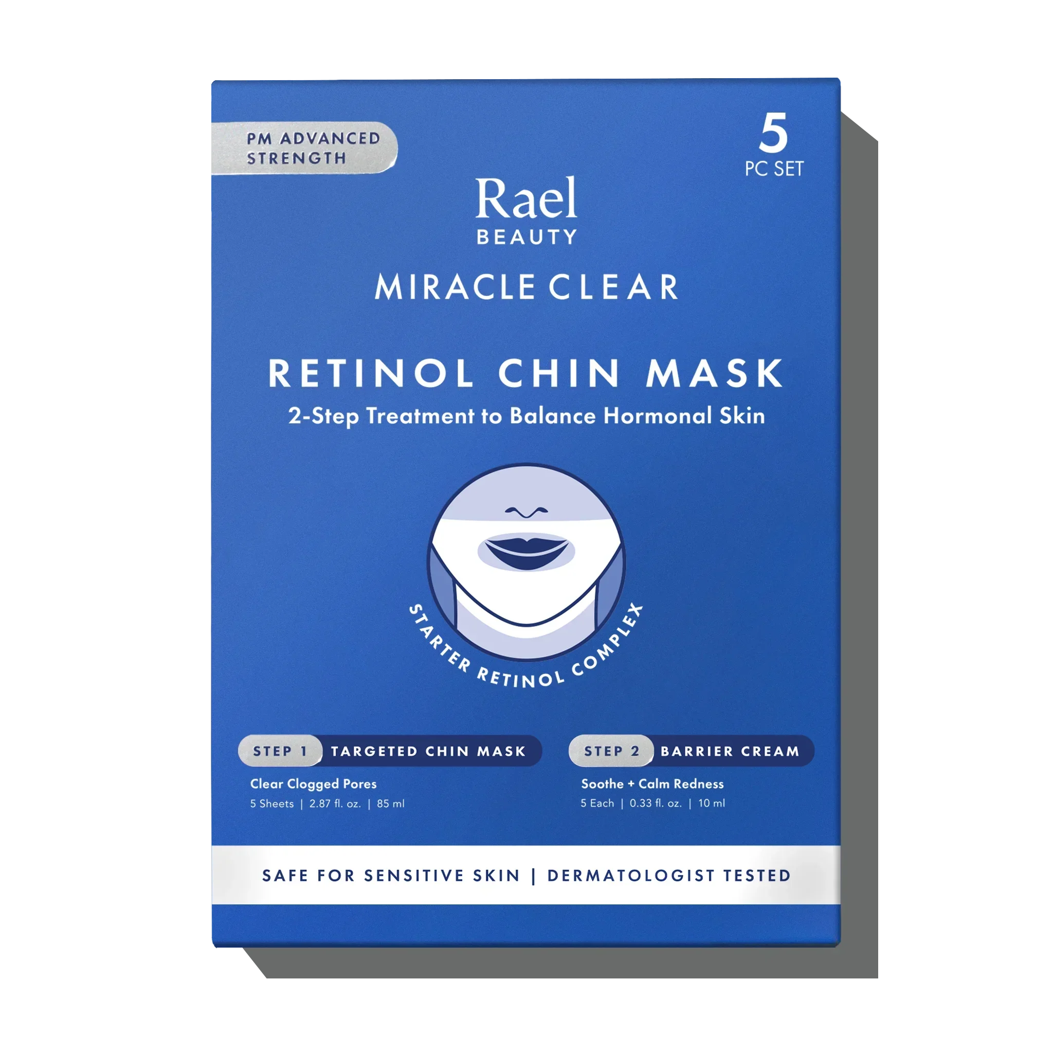 Miracle Clear Retinol Chin Mask 5-Pack Set R6
