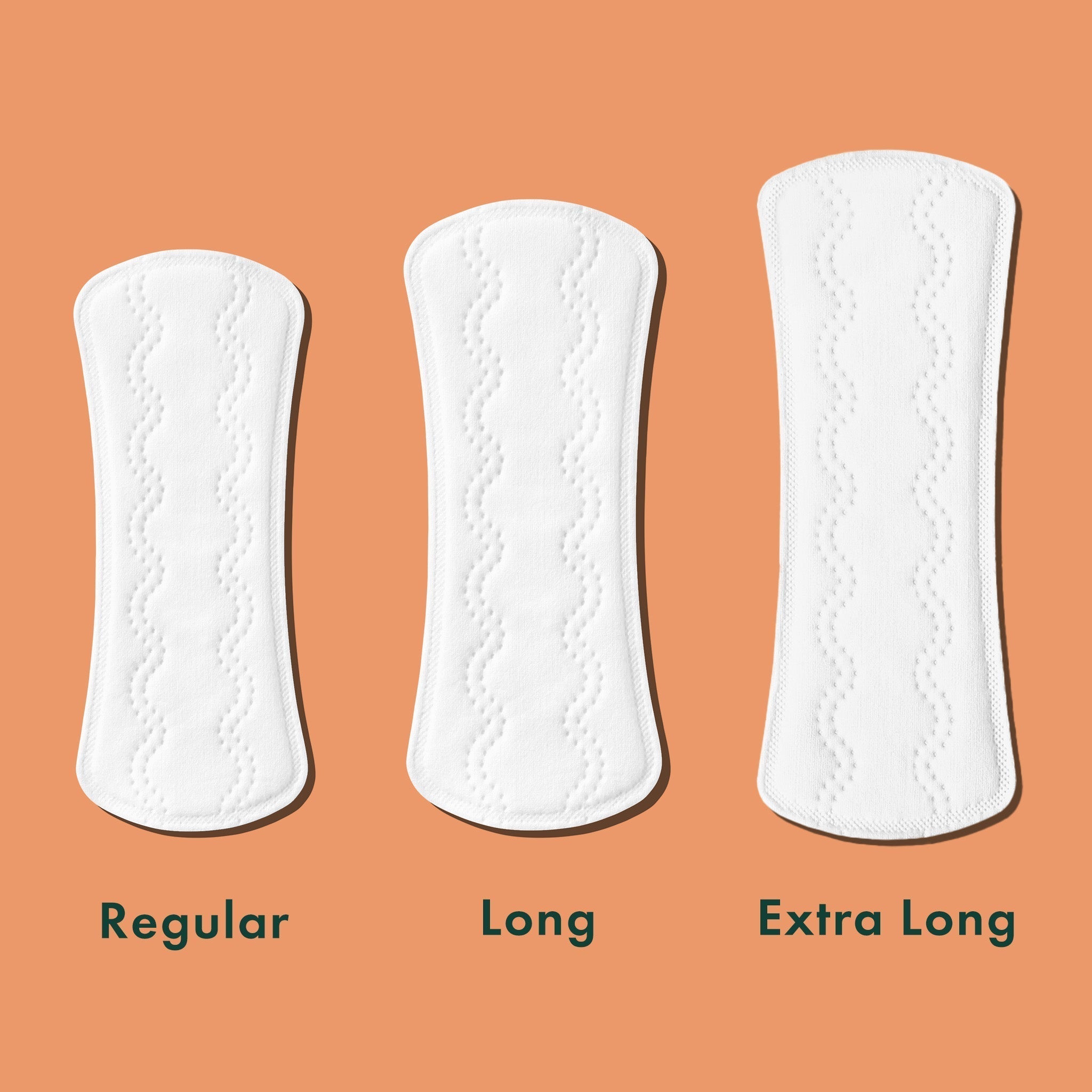Extra Long Unscented Panty Liners Made With Organic Cotton X6