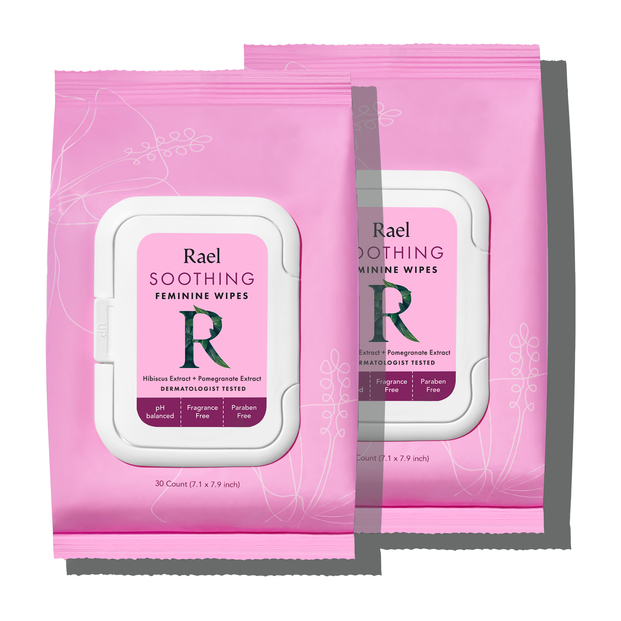 Soothing Feminine Wipes - 2 Pack A6